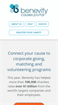 Mobile Screenshot of causes.benevity.org
